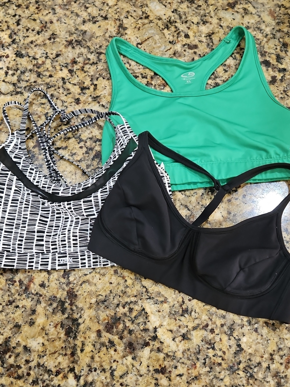 Bundle 3 Champion Lululemon VSX Sport Bras Small Large XL - Picture 1 of 10